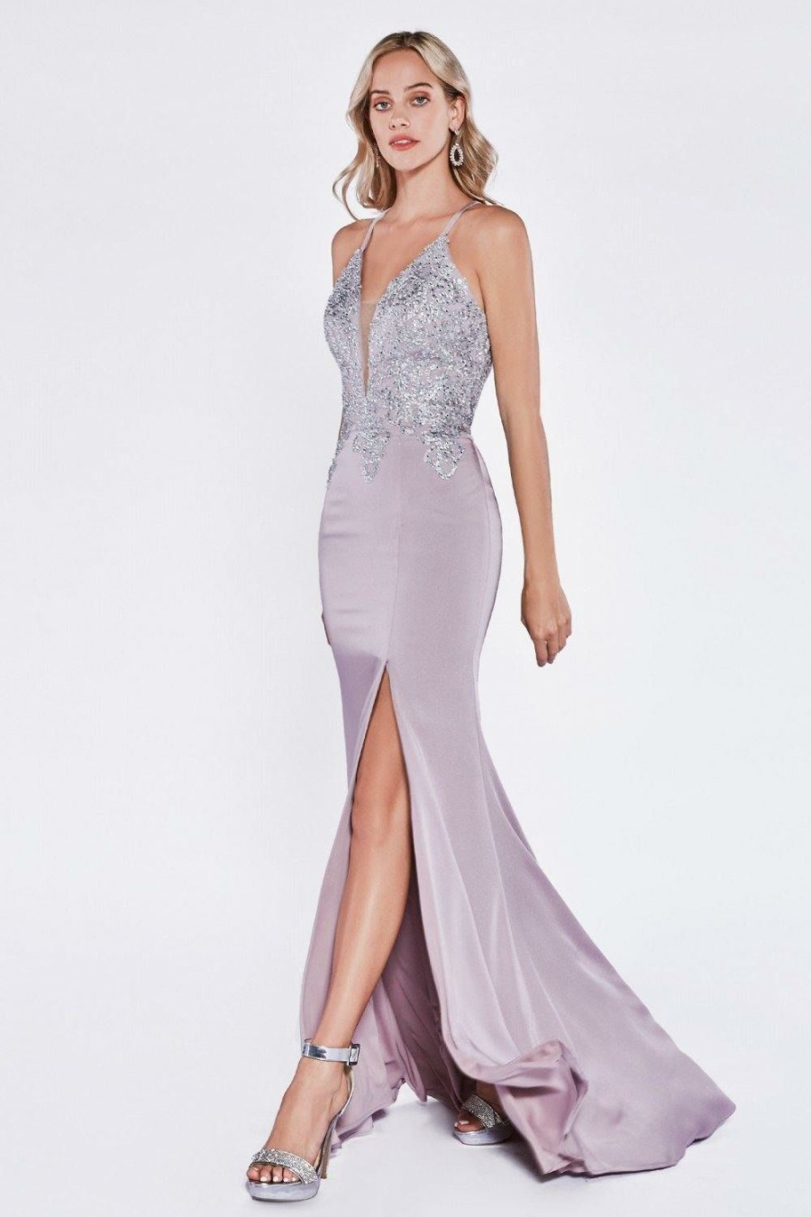 Dresses * | Cinderella Divine Ml927 Sexy Long Formal Prom Dress Evening Gown Online Sales