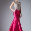 Dresses * | Cinderella Divine Cd8990 Prom Long Cap Sleeve Mermaid Evening Dress Sale Featured