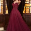 Dresses * | Cinderella Divine Cd0178 Glitter Long Ball Gown Formal Dress Fashionable