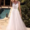 Dresses * | Cinderella Divine Kc897W Long White Wedding Dress Outlet Sale Off White