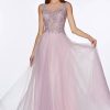 Dresses * | Cinderella Divine Cd0136 Prom Long Dress Formal Sale Hot Sell Mauve