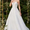 Dresses * | Cinderella Divine Cdcb0033W Long Bridal Gown Wedding Dress Classical White