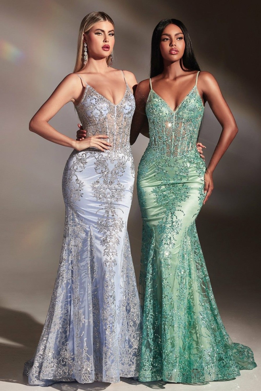 Dresses * | Cinderella Divine J810 Sexy Formal Long Corset Prom Dress Discount