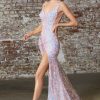 Dresses * | Cinderella Divine Cd187 Sexy Long Formal Dress Evening Prom Gown Fashion Opal Blush