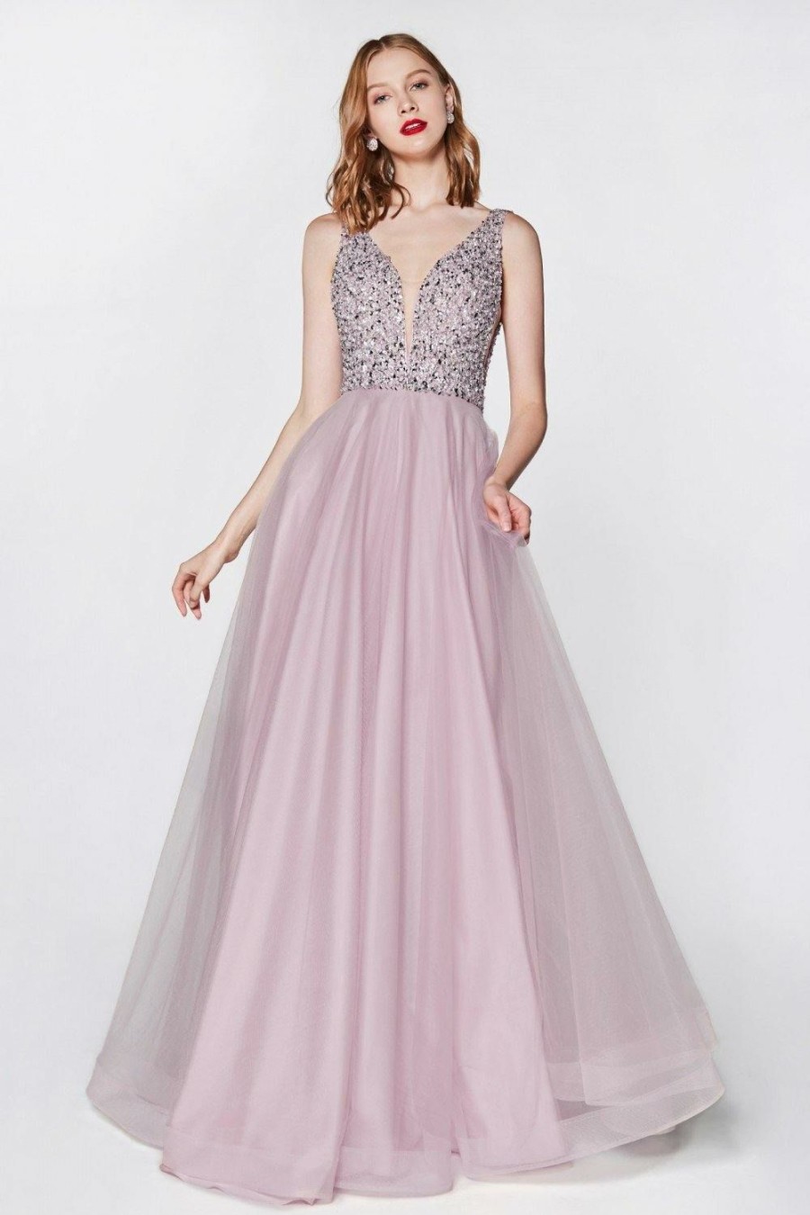 Dresses * | Cinderella Divine U103 Sleeveless Long Gown Evening Dress Formal Discount Sale