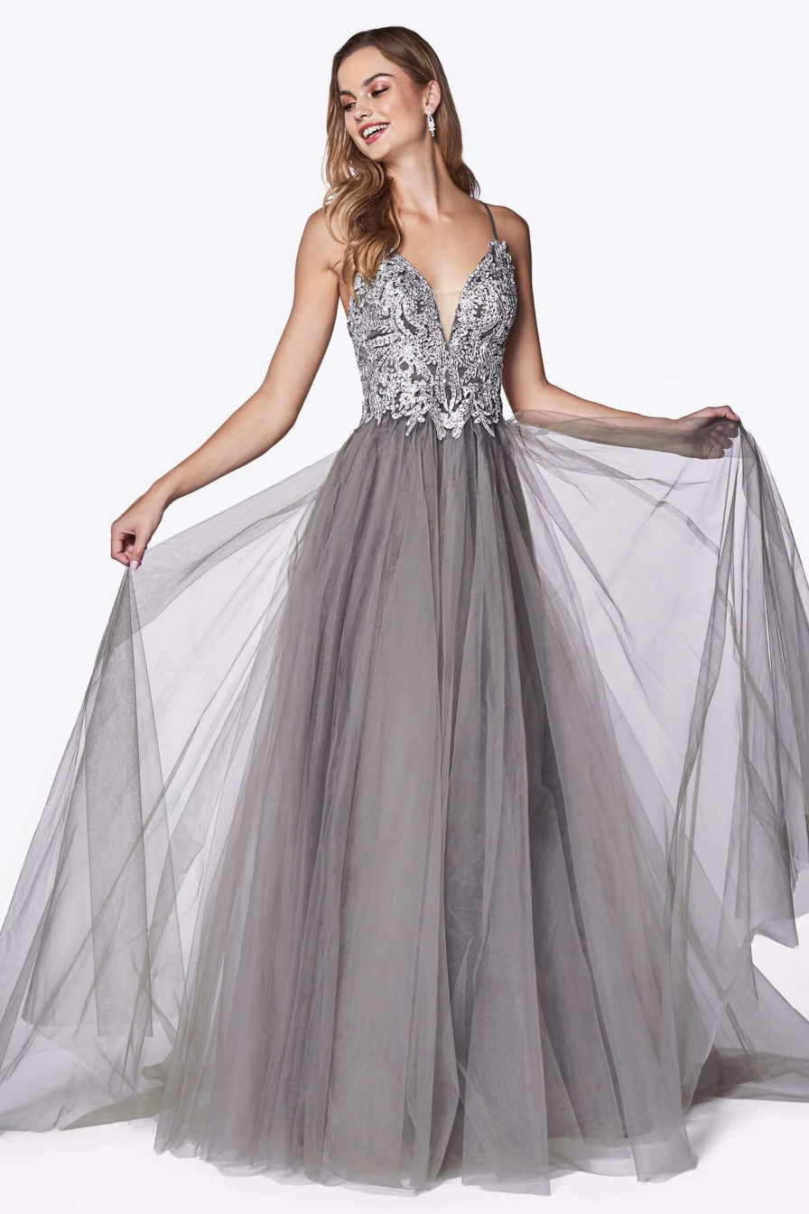 Dresses * | Cinderella Divine Cd0128 Long Prom Dress Formal Ball Gown Special