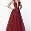 Dresses * | Cinderella Divine Cj511 Long Sleeveless Evening Gown Formal Dress Special Offers