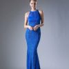 Dresses * | Cinderella Divine A1613 Formal Long Fitted Dress Sale Store Royal