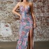 Dresses * | Cinderella Divine J9437 Long Formal Prom Dress Original Multi