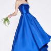 Dresses * | Cinderella Divine Cd5277 Strapless Long Prom Dress Evening Gown Lower Prices