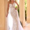 Dresses * | Cinderella Divine Cd931W Long Formal Bridal Wedding Dress Sale New Arrivals Off White