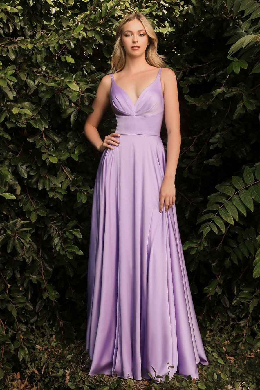 Dresses * | Cinderella Divine Cd7472 Long Sexy Slit Prom Gown Evening Dress Gift Selection