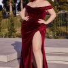 Dresses * | Cinderella Divine Cd236C Long Plus Size Prom Dress Discount Online