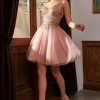 Dresses * | Cinderella Divine Cd9239 Short Prom Dress Cocktail Discount Online