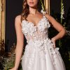 Dresses * | Cinderella Divine Cm321W Spaghetti Strap Wedding Gown Premium Off White