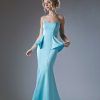 Dresses * | Cinderella Divine A9003 Strapless Long Fitted Formal Dress Sale Opening Sales Mint