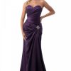 Dresses * | Cinderella Divine Cd8530 Long Strapless Prom Dress Sale Discount