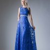 Dresses * | Cinderella Divine Cd3878 Long Formal Dress 100% Guarantee Royal