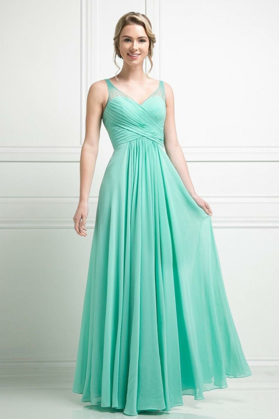 Dresses * | Cinderella Divine Cj214 Formal Long Dress Bridesmaid Sale Premium