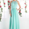 Dresses * | Cinderella Divine Ch1501 Formal Long Dress Bridesmaid Sale Clearance Sale Coral