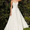 Dresses * | Cinderella Divine Cdcb0033Wc Strapless Long Bridal Wedding Dress Plus Size Discount Store Off White