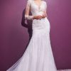 Dresses * | Cinderella Divine Cd951W Long Mermaid Fit Wedding Gown Gift Selection Off White