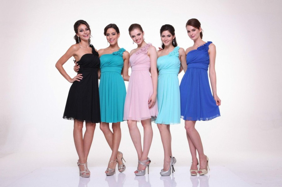 Dresses * | Cinderella Divine Cd3909 Formal Short Dress Cocktail Sale Premium Fuchsia