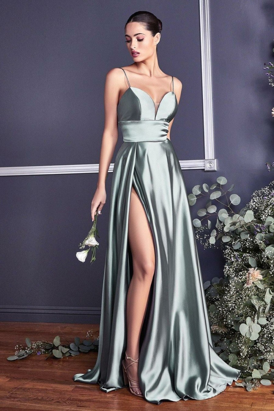 Dresses * | Cinderella Divine Cj523 Sexy Long Prom Dress Evening Gown Attractive