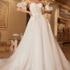 Dresses * | Cinderella Divine A1103W Long Strapless Wedding Gown Good Quality Off White