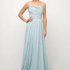 Dresses * | Cinderella Divine Ur136 Long Formal Sleeveless Chiffon Prom Gown Sale Quick Delivery