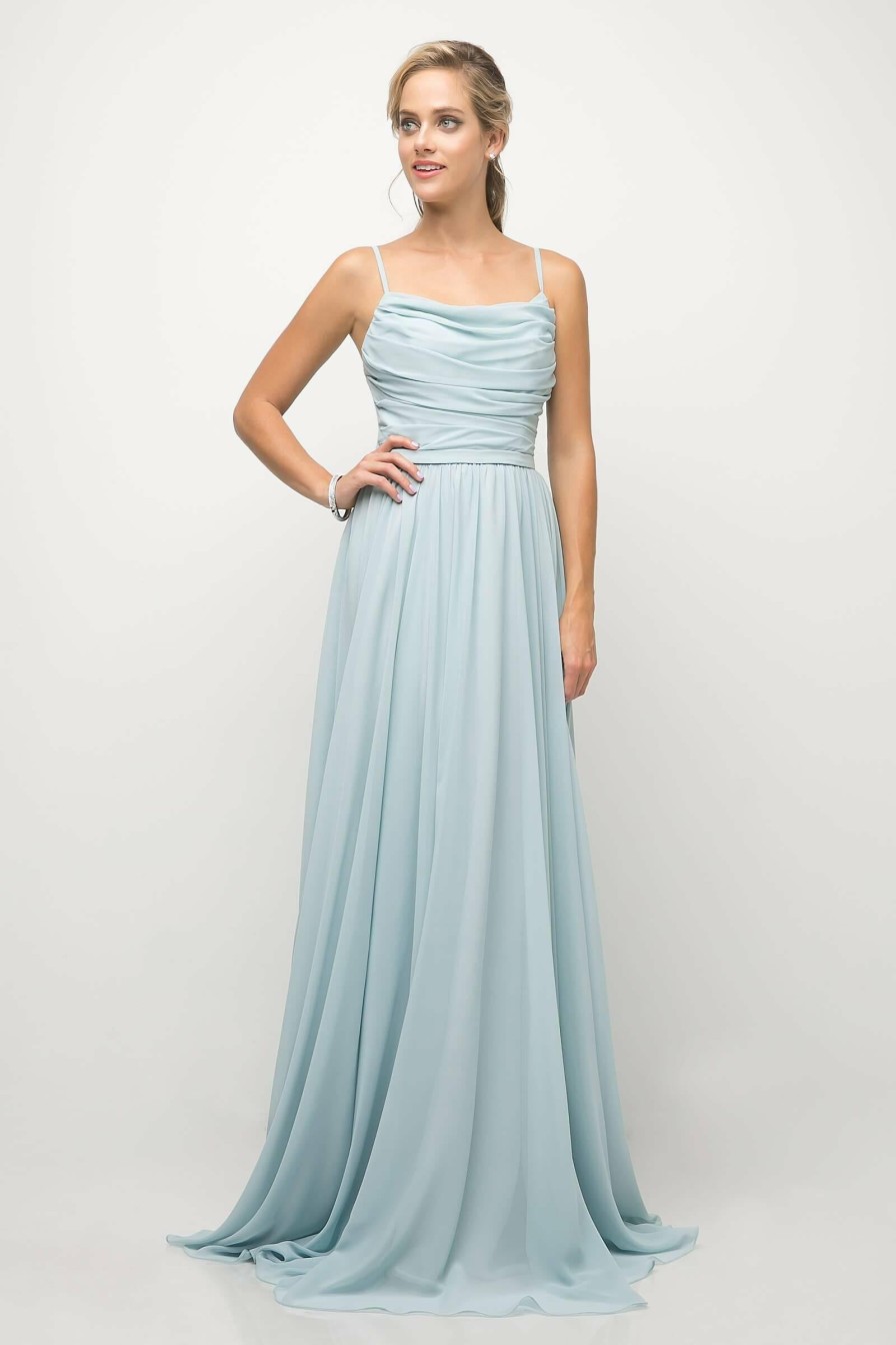 Dresses * | Cinderella Divine Ur136 Long Formal Sleeveless Chiffon Prom Gown Sale Quick Delivery