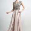 Dresses * | Cinderella Divine Cr721 Long Formal Evening Dress Large Choice Champagne