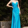 Dresses * | Cinderella Divine S410 Sexy Spaghetti Strap Long Prom Dress Promotion