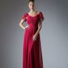 Dresses * | Cinderella Divine Cd1002 Long Formal Dress Empire Waist Chiffon Best Price