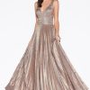 Dresses * | Cinderella Divine Cm9061 Long Glitter Prom Dress Sale Discounts